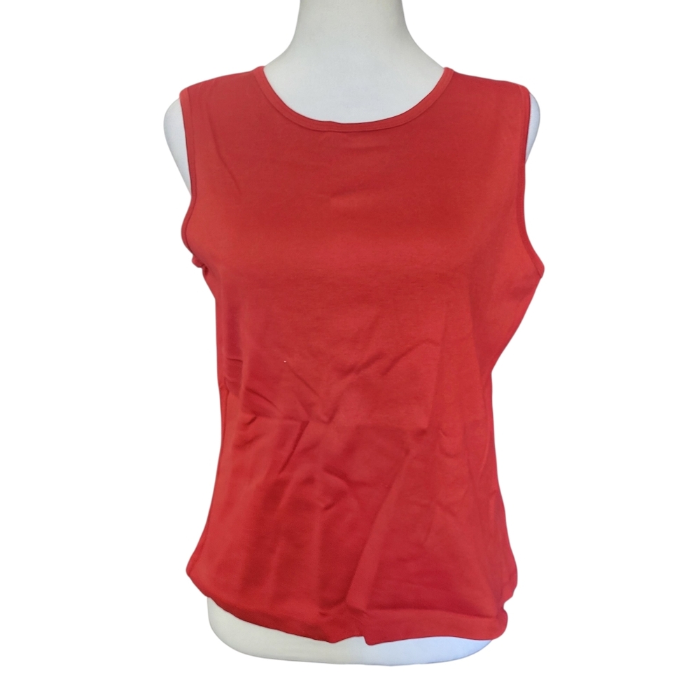 Eddie Bauer Sleeveless Tank Top Red sz S